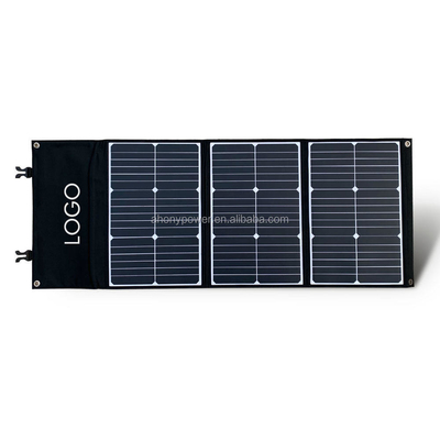 60w 100w फोल्डिंग सोलर पैनल 3 फोल्ड 5 फोल्ड चार्जिंग CE ROHS ISO9001