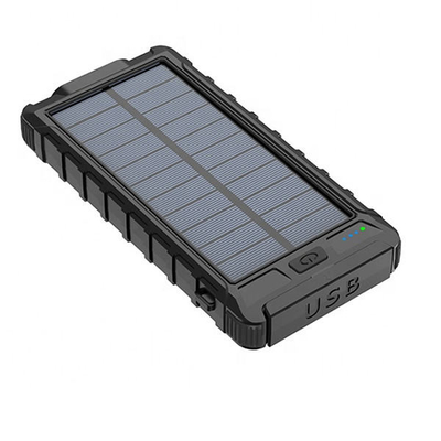 पोर्टेबल वाटरप्रूफ सोलर पैनल चार्जर बैंक 280g DC 5V / 2A