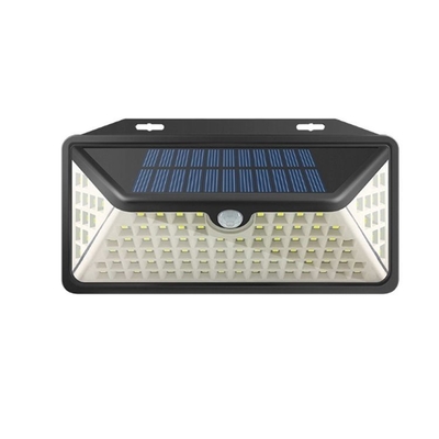 होम स्ट्रीट सौर ऊर्जा संचालित बाहरी दीवार रोशनी IP65 निविड़ अंधकार 102led 5.5V / 0.88W