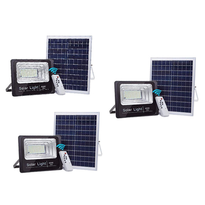 100 वाट 120w कूल व्हाइट सोलर एलईडी फ्लड लाइट्स सुपर ब्राइट IP67 सोलर पैनल के साथ