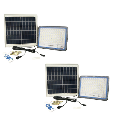 रिमोट 360LED 6500K वाटरप्रूफ सोलर लाइट IP67 100w . के साथ सोलर फ्लड लाइट्स