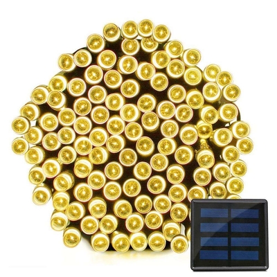 रिमोट वेव कॉम्बिनेशन के साथ 0.6W सोलर स्ट्रिंग लाइट्स 50 LED 100 LED 200 LED
