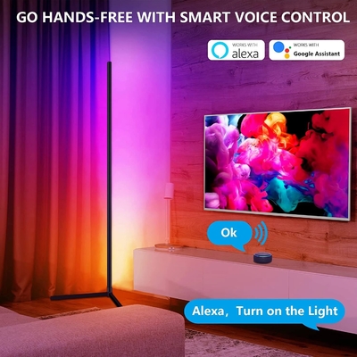 SMD5050 RGB सोलर LED फ्लड लाइट्स डेकोर इंडोर स्टैंडिंग लैंप