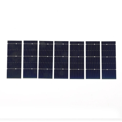 फोटोवोल्टिक पोर्टेबल के लिए 52 * 19mm 0.5V 0.24W सोलर पैनल चार्जर मोनोक्रिस्टलाइन सिस्टम